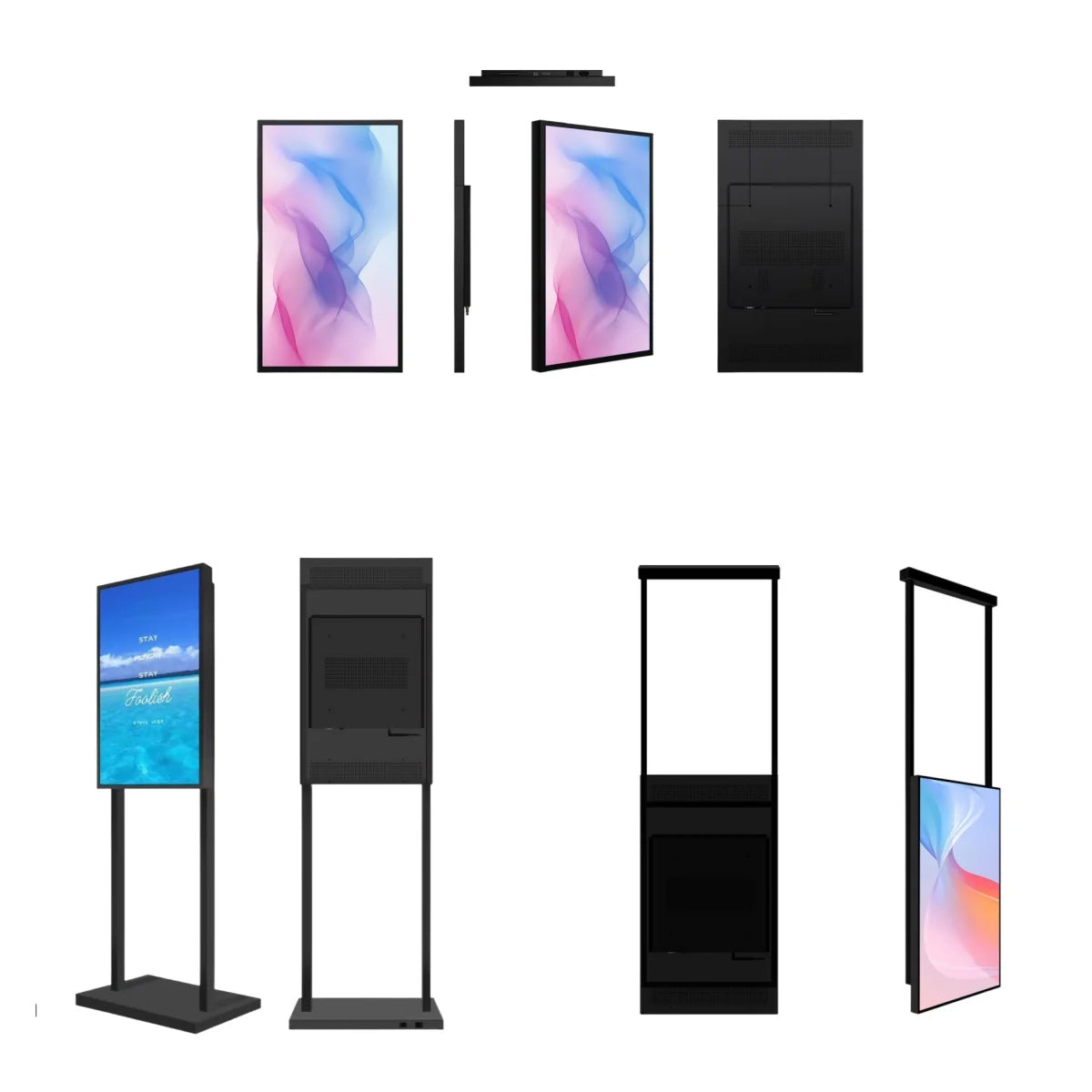32" Single-Sided Window Display – 2500 nits | Android RK3568 2GB+32GB | Non-Touch | Cloud / App / USB | Wall / Floor / Suspended Installation